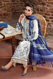 3 Piece - Unstitched Fully Embroided Dhanak Fabric With Wool Shawl MB-715