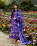3 Piece - Unstitched Embroidered Lawn Fabric