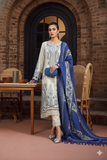 3 Piece - Unstitched Fully Embroided Dhanak Fabric With Wool Shawl MB-715