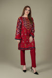 Linen - 2 Piece Fully Embroided Suit KS-760