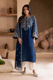 3 Piece - Unstitched Embroidered Lawn Fabric with Embroidered Chiffon Dupatta