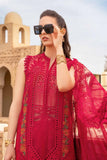 3 Piece - Unstitched Fully Embroidered Lawn Fabric