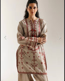 2 Piece - Unstitched Embroidered Lawn Fabric