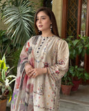 3 Piece - Unstitched Digital Printed Lawn Fabric BQ-423