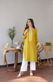 3 Piece - Unstitched Embroidered Dhanak Fabric