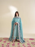 Dhanak Fabric - 3 Piece Unstitched Fully Embroidered Dress