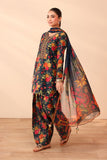 3 Piece - Unstitched Digital Printed Khaddar Fabric BQ-40