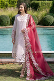 3 Piece - Unstitched Fully Embroided Lawn Fabric MS 808