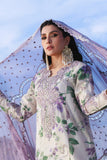 UNSTITCHED - 3 Piece Digital Printed and Embroidered Lawn Fabric