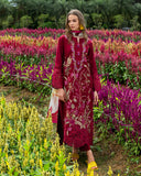 3 Piece - Unstitched Embroidered Lawn Fabric MS-2750