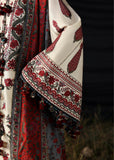 Dhanak Fabric - 3 Piece Unstitched Fully Embroidered Dress HR-3145