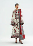Dhanak Fabric - 3 Piece Unstitched Fully Embroidered Dress HR-3145