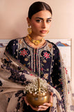 Dhanak Fabric - 3 Piece Unstitched Fully Embroidered Dress JZ 3140
