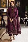 AJ 2885-3 Piece Unstitched Embroidered Dhanak Fabric With Embroidered Chiffon Dupatta