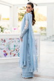 3 Piece - Unstitched Embroidered Lawn Fabric