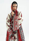 Dhanak Fabric - 3 Piece Unstitched Fully Embroidered Dress HR-3145