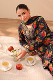 3 Piece - Unstitched Digital Printed Khaddar Fabric BQ-40