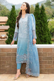 3 Piece - Unstitched Fully Embroided Lawn Fabric MB-510