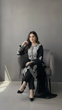 3 Piece - Unstitched Embroidered Lawn Fabric MR-2740 B