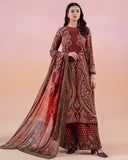 3 Piece - Unstitched Digital Printed Lawn Fabric