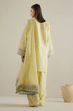 3 Piece - Unstitched Embroidered Lawn Fabric ZS-2635