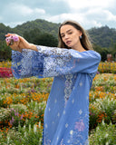 3 Piece - Unstitched Embroidered Lawn Fabric