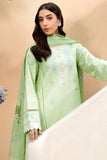 3 Piece - Unstitched Embroidered Lawn Fabric ZS-2630