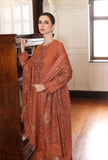 3 Piece - Unstitched Fully Embroided Dhanak Fabric BR-950