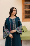 LM 585 - 3 Piece Unstitched Embroidered Dhanak Fabric With Chiffon Dupatta