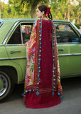 3 Piece - Unstitched Fully Embroidered Dhanak Fabric MB-550