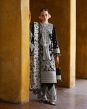 3 Piece - Unstitched Fully Embroidered Lawn Fabric With Embroidered Bamber Chiffon Dupatta MB-2615