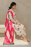 3 Piece - Unstitched Digital Printed Lawn Fabric