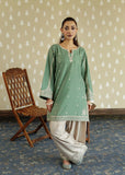 2 Piece - Unstitched Embroidered Dhanak Fabric