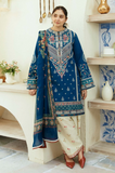 3 Piece - Unstitched Fully Embroided Dhanak Fabric ZS 50