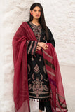 JZ 2890-3 Piece Unstitched Heavy Embroidered Dhanak Suit ( Printed Dupatta )