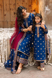 Dhanak Fabric - 3 Piece Unstitched Fully Embroidered Dress CZ-3130