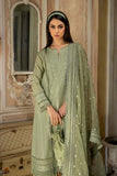 3 Piece - Unstitched Fully Embroided Linen Suit With Embroided Organza Dupatta SN-1340