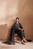 3 Piece - Unstitched Embroidered Lawn Fabric