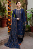 Dhanak Fabric - 3 Piece Unstitched Fully Embroided Dress BR-605