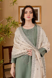 3 Piece - Unstitched Fully Embroidered Dhanak Fabric RP-600