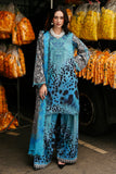 3 Piece - Unstitched Digital Printed Khaddar Fabric With Embroidered Laces