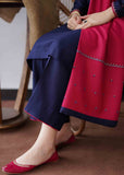 3 Piece - Unstitched Embroided Dhanak Fabric BR-1146