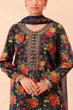 3 Piece - Unstitched Digital Printed Khaddar Fabric BQ-40