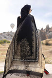 3 Piece - Unstitched Fully Embroided Dhanak Fabric MB-48 B