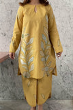 2 Piece - Unstitched Embroidered Lawn Fabric