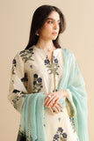 3 Piece - Unstitched Digital Printed Lawn Fabric CO-492