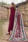 3 Piece - Unstitched Fully Embroidered Dhanak Fabric