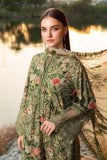 3 Piece - Unstitched Digital Printed Lawn Fabric MB-452
