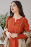 3 Piece - Unstitched Embroided Fabric BQ-780