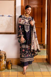 Dhanak Fabric - 3 Piece Unstitched Fully Embroidered Dress JZ 3140